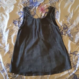 Him and thread tank top with open back